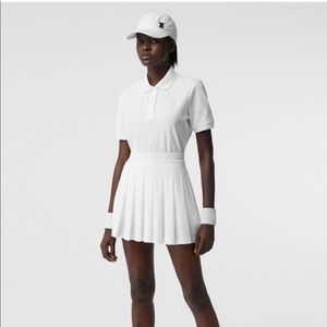 Burberry monogram motif cotton pique polo shirt